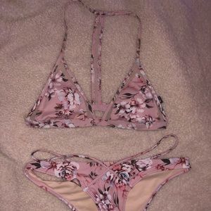 Pacsun flower bikini